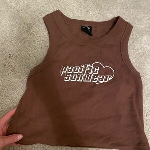 Pacific Sunwear Brown Women's Tank Top
